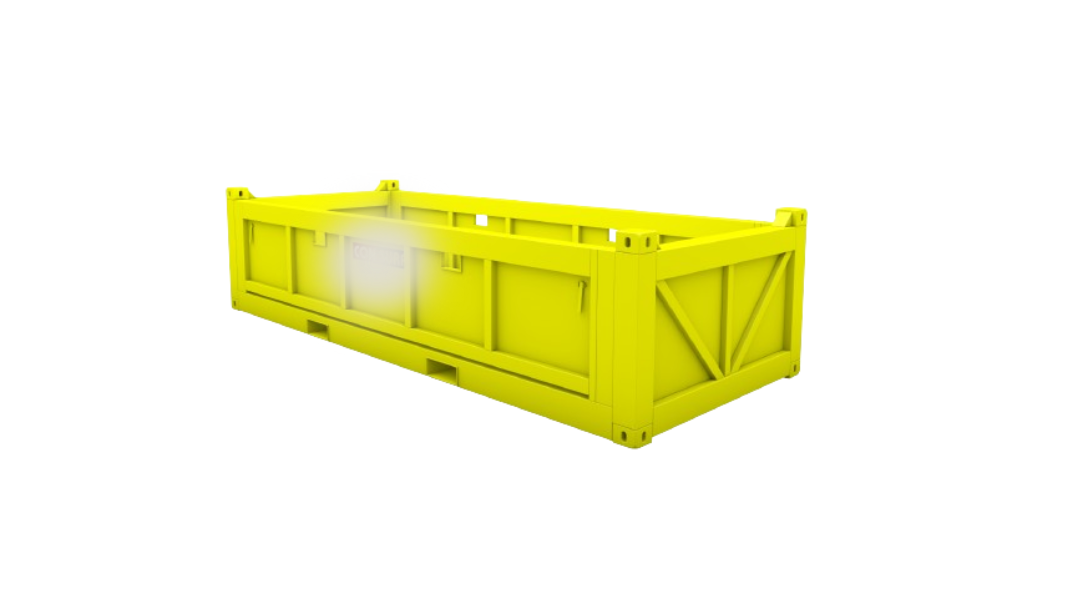 Half-height containers